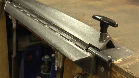 home made sheet metal folder